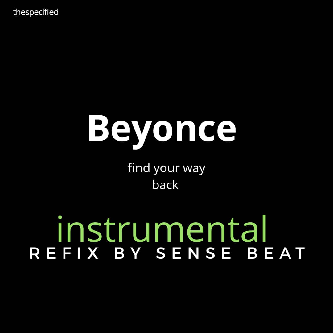 [FREEBEAT] Beyonce x Sense Beat - Find Your Way Back Instrumental Refix 27