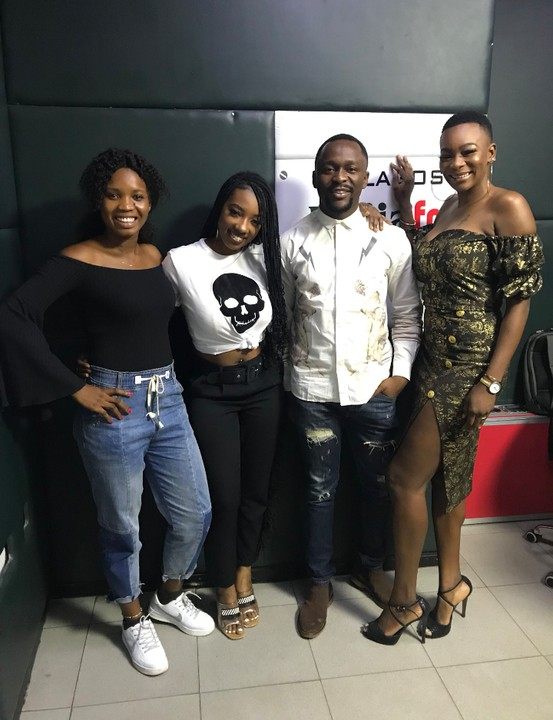 BBNaija 2019 Media Tour:- Comedian Ushbebe Poses With Evicted Housemates, Avala And Isilomo 13