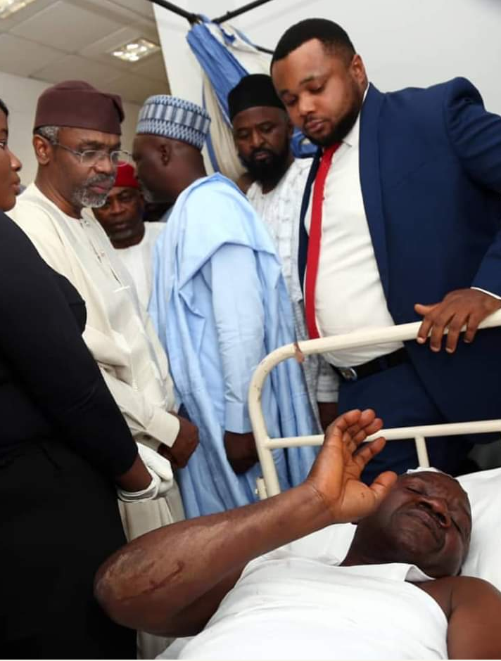 Shiite Attack: Gbajabiamila Visits Wounded Officer In The Hospital (Photos) 14