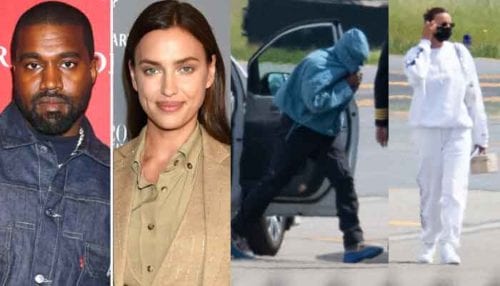 Kanye West & Irina Shayk Return To The U.S Together After Birthday Romantic Getaway 16