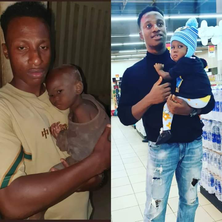 Nigerian man who picked an abandoned 2yr old baby by the roadside gives update! 5