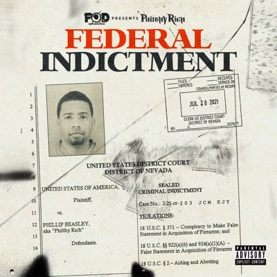 Philthy Rich - FEDERAL INDICTMENT 2