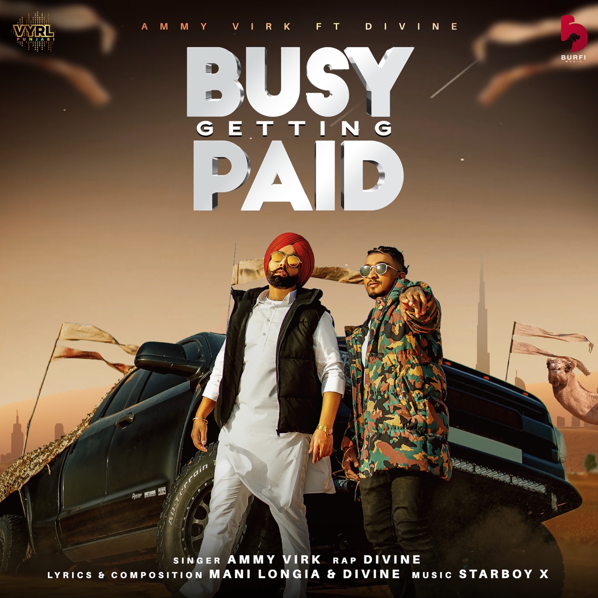 Ammy Virk – Busy Getting Paid Ft. DIVINE 1