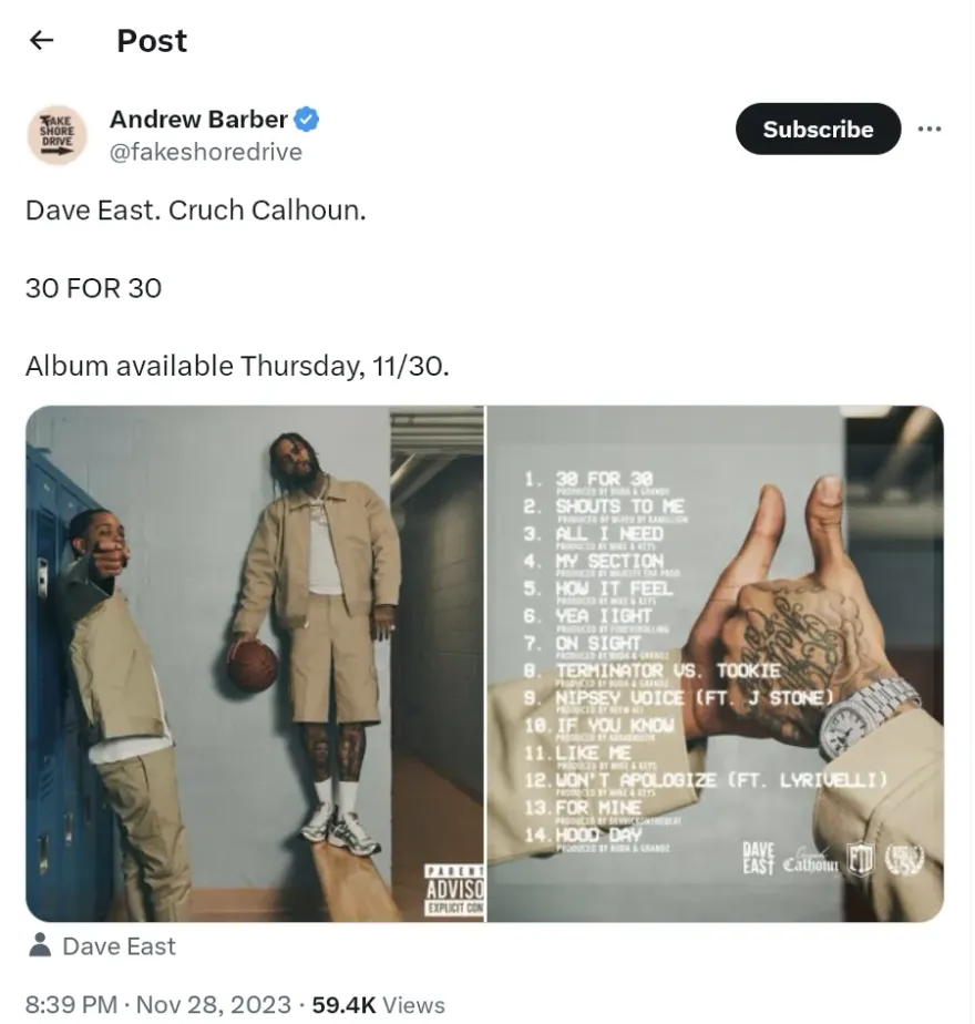 Dave East & Cruch Calhoun All I Need Mp3 Download