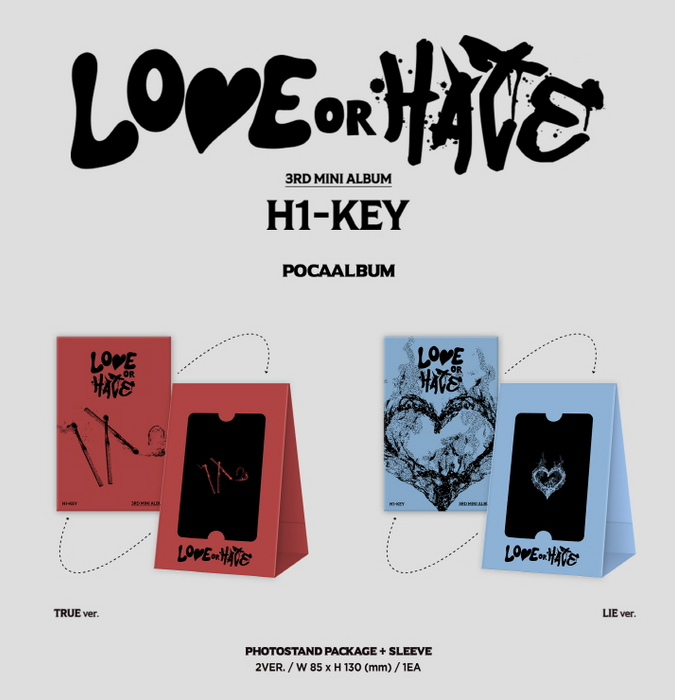 H1-KEY LOVE or HATE Zip Download